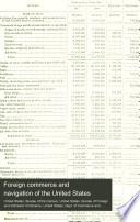 Foreign Commerce and Navigation of the United States