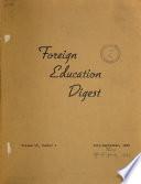 Foreign Education Digest