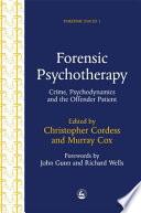 Forensic Psychotherapy