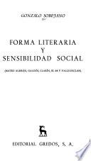 Forma literaria y sensibilidad social