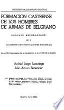 Formación castrense de los hombres de armas de Belgrano
