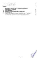 Formación de formadores en planeamiento y administración de la educación
