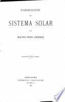 Formación del sistema solar