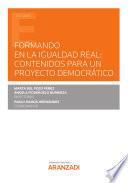 Formando en la igualdad real: contenidos para un proyecto democrático