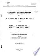 Formas y medios de la penetracion totalitaria