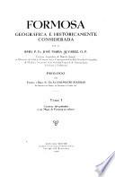 Formosa geográfica e históricamente considerada