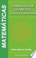 Formulario de geometría (áreas y volúmenes)
