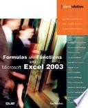 Formulas and Functions with Microsoft Excel 2003