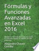 Fórmulas Y Funciones Avanzadas En Excel 2016