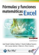 Fórmulas y funciones matemáticas con excel