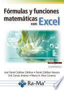 Fórmulas y funciones matemáticas con Excel