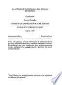Forum--la actividad empresarial del estado