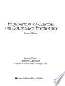 Foundations of Clinical and Counseling Psychology