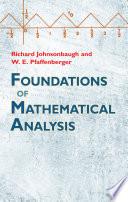 Foundations of Mathematical Analysis