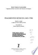 Fragmentos músicos: Edición práctica moderna