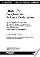 Francés. Complementos de formación disciplinar