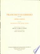 Francisco Guerrero Opera Omnia