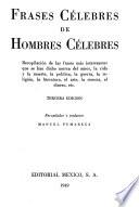 Frases célebres de hombres célebres