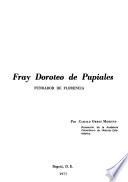 Fray Doroteo de Pupiales, fundador de Florencia