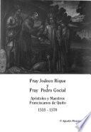 Fray Jodoco Rique y Fray Pedro Gocial