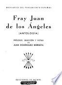 Fray Juan de los Ángeles (antología)