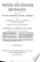 French and English dictionary. revised and enlarged by E. Roubaud