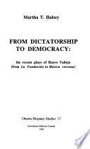 From Dictatorship to Democracy