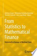 From Statistics to Mathematical Finance