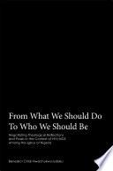 From What We Should Do to Who We Should Be