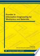 Frontier in Information Engineering for Mechanics and Materials