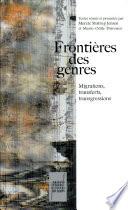 Frontières des genres