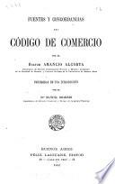 Fuentes y concordancias del Código de comercio