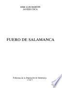 Fuero de Salamanca: Commentary and transcription]