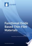 Functional Oxide Based Thin-Film Materials