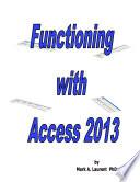 Functioning with Access 2013
