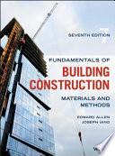 Fundamentals of Building Construction