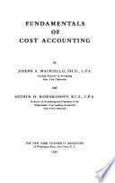 Fundamentals of Cost Accounting