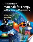 Fundamentals of Materials for Energy and Environmental Sustainability