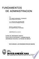 Fundamentos de administración