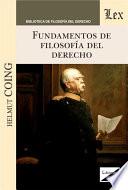 Fundamentos de filosofía del derecho