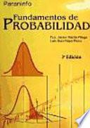 Fundamentos de Probabilidad 3ª Edición - UNED