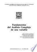 Fundamentos del análisis complejo de una variable