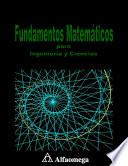 Fundamentos matemáticos para ingeniería y ciencias