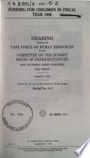 Funding for Children in Fiscal Year 1990