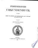 Fürstenbergisches Urkundenbuch