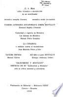 G. H. Mata sobre Montalvo