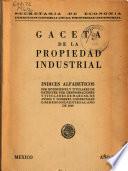 Gaceta de la propiedad industrial ...
