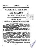 Gaceta del gobierno de México