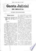 Gaceta judicial de Bolivia