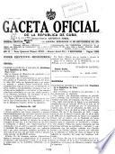 Gaceta Oficial